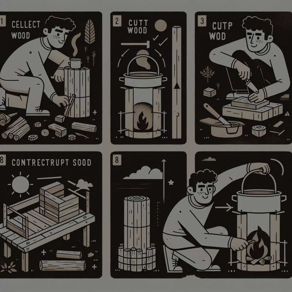 Comment fabriquer un réchaud à bois portable pour le camping?