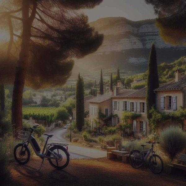 Quelles sont les locations de vacances dans le Luberon offrant des balades à vélo électrique?