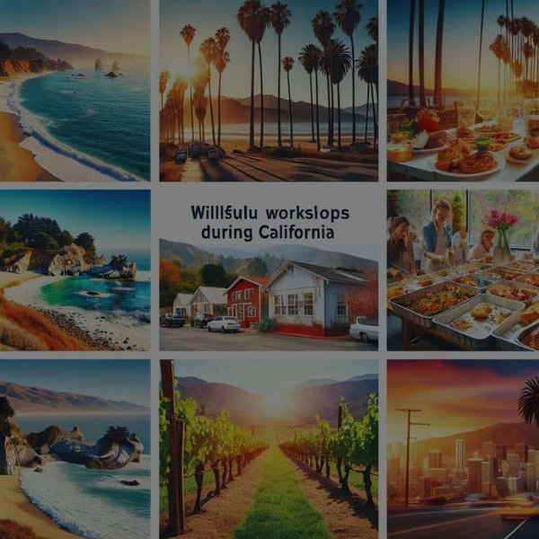 Où participer à des ateliers de cuisine végane lors d'un voyage en Californie ?