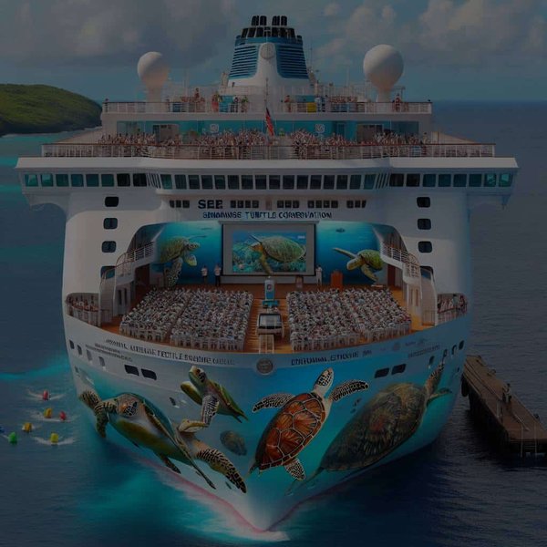 Quelle croisière fournit des séminaires sur la conservation des tortues marines avec des biologistes?