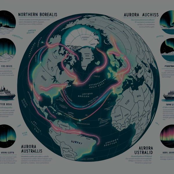 Quels sont les itinéraires recommandés pour une croisière photographique des aurores boréales et australes?